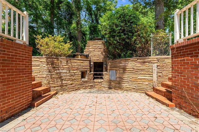 1508 Reynard Rd, Suffolk, VA 23433 - view of patio / terrace featuring fence