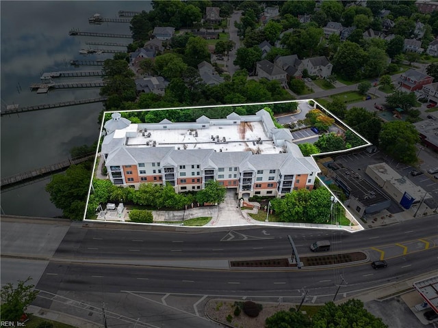4250 Granby St Unit 106, Norfolk, VA 23504 - aerial view of property and surrounding area featuring property parcel outlined