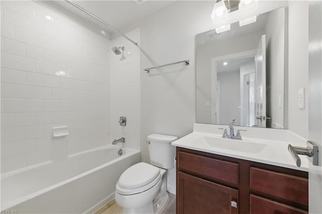 321 Windemere Rd, Newport News, VA 23602 - bathroom with toilet, bathtub / shower combination, and vanity