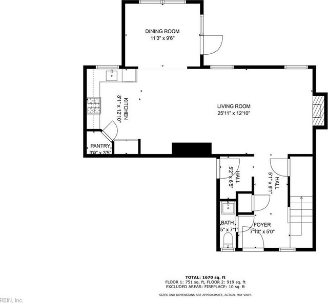 321 Windemere Rd, Newport News, VA 23602 - room layout