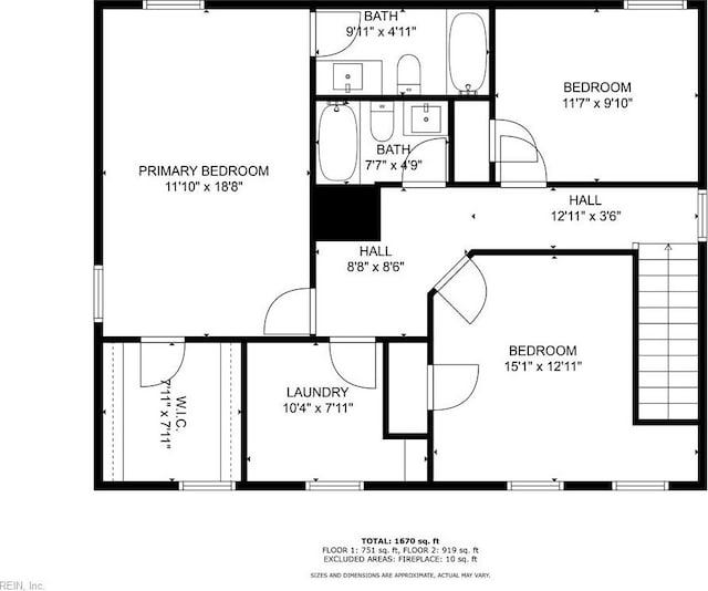 321 Windemere Rd, Newport News, VA 23602 - floor plan / room layout