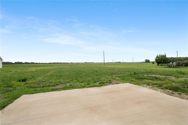 104 Pailin Creek Rd, Elizabeth City, NC 27909 - view of yard with a view of countryside and a patio area