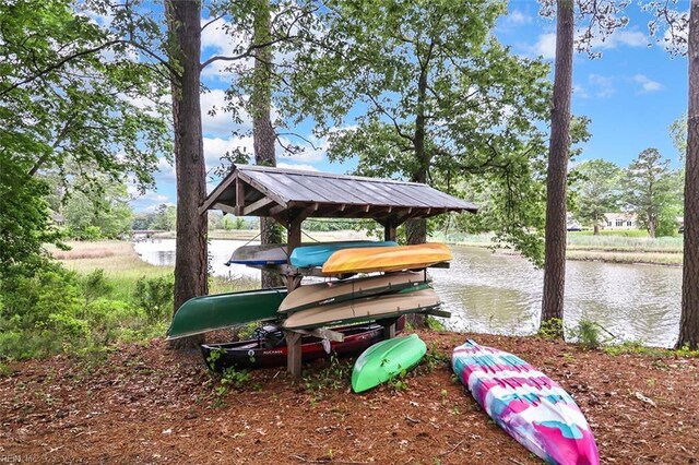 3820 Whites Lndg, Chesapeake, VA 23321 - dock area with a water view