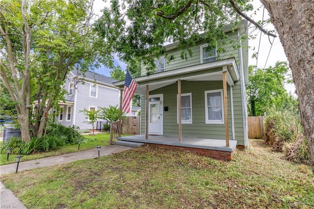113 E Virginia Ave, Hampton, VA 23663 - view of front of property featuring a porch