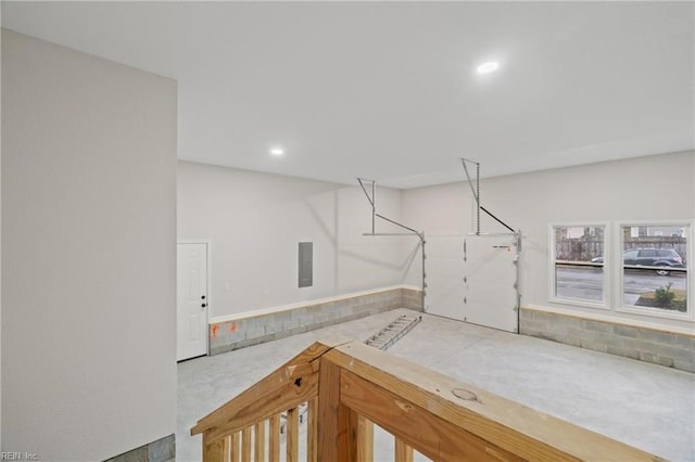 1755 Jason Ave, Norfolk, VA 23509 - clothes washing area with electric panel and recessed lighting