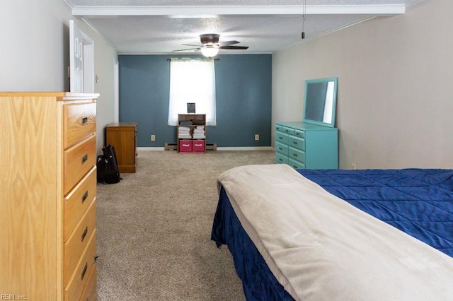125 Messick Rd, Poquoson, VA 23662 - bedroom featuring carpet floors, crown molding, a ceiling fan, and baseboards