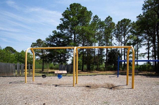 125 Messick Rd, Poquoson, VA 23662 - community playground with fence