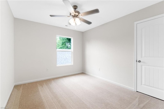 3127 Lens Ave, Norfolk, VA 23509 - carpeted empty room featuring baseboards and ceiling fan
