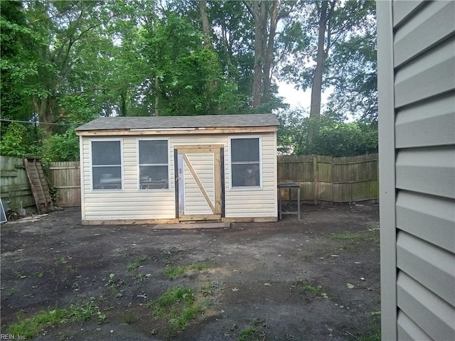 1914 Long Green Ln, Hampton, VA 23663 - view of shed with a fenced backyard