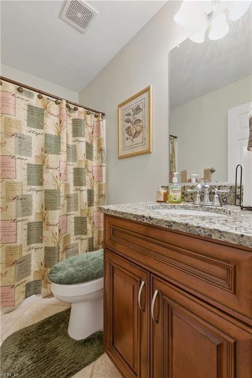 6701 Burbage Landing Cir, Suffolk, VA 23435 - bathroom with toilet, vanity, and a shower with curtain