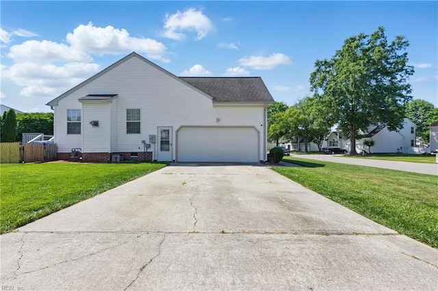 6701 Burbage Landing Cir, Suffolk, VA 23435 - view of property exterior with concrete driveway and an attached garage