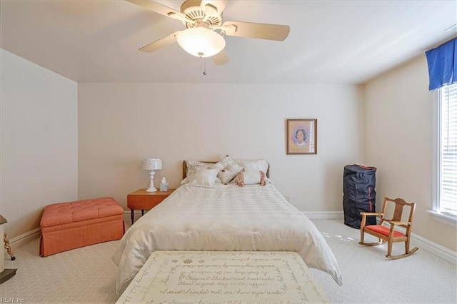 433 Croatan Rd, Virginia Beach, VA 23451 - bedroom featuring carpet, baseboards, and ceiling fan