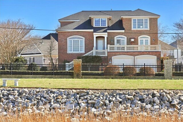 433 Croatan Rd, Virginia Beach, VA 23451 - view of front of home featuring brick siding and a garage