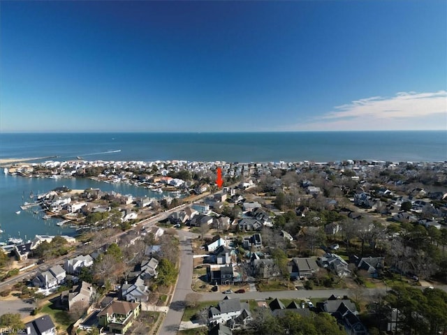 433 Croatan Rd, Virginia Beach, VA 23451 - aerial overview of property's location featuring a nearby body of water and nearby suburban area