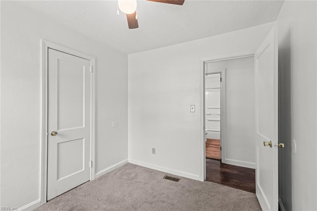 16 Warner Rd, Hampton, VA 23666 - unfurnished bedroom with carpet floors, baseboards, and a ceiling fan