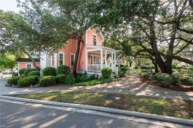9517 24th Bay St, Norfolk, VA 23518 - view of front of house with a porch