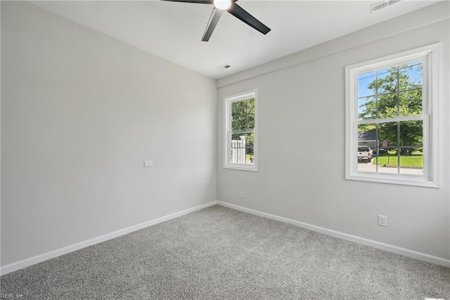 12 Carriage Ln, Newport News, VA 23606 - carpeted spare room with a ceiling fan, healthy amount of natural light, and baseboards