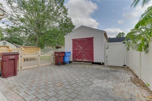 2509 Quail Ridge Ct, Chesapeake, VA 23321 - view of shed with a gate and fence