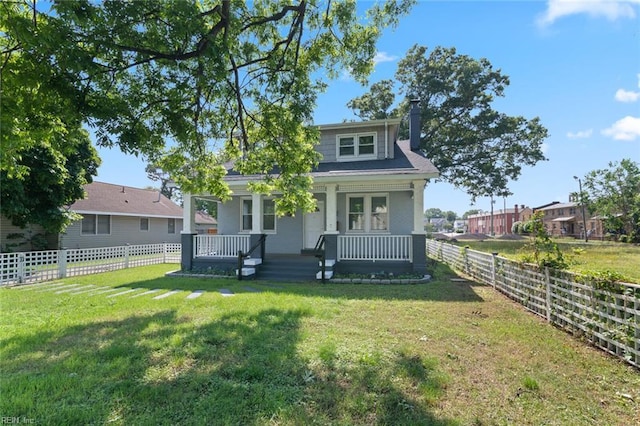 8575 Chesapeake Blvd, Norfolk, VA 23503 - bungalow-style home with a chimney and a porch