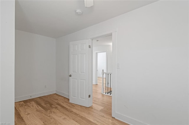 8575 Chesapeake Blvd, Norfolk, VA 23503 - empty room featuring light wood-type flooring, baseboards, and a smoke detector
