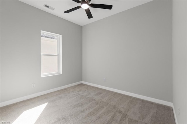 736 A Ave, Norfolk, VA 23504 - spare room with carpet floors, a ceiling fan, and baseboards