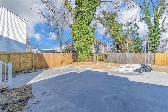 736 A Ave, Norfolk, VA 23504 - view of patio with a fenced backyard