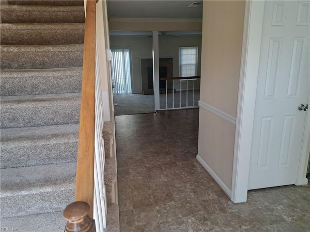 view of stairs