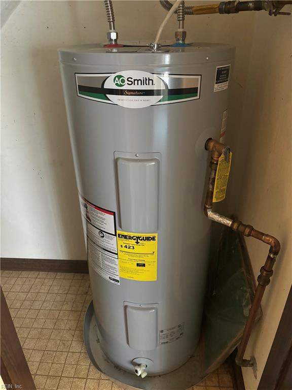5637 Picadilly Ln, Portsmouth, VA 23703 - utilities with water heater