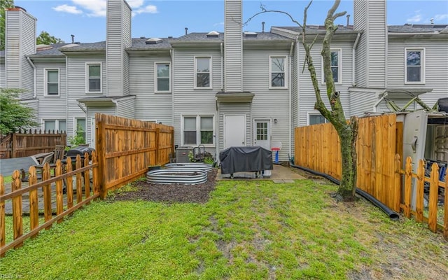 view of rear view of property
