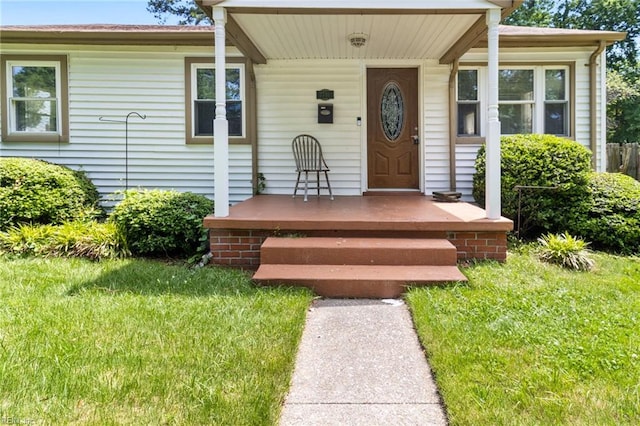 7716 Newport Ave, Norfolk, VA 23505 - property entrance with a yard