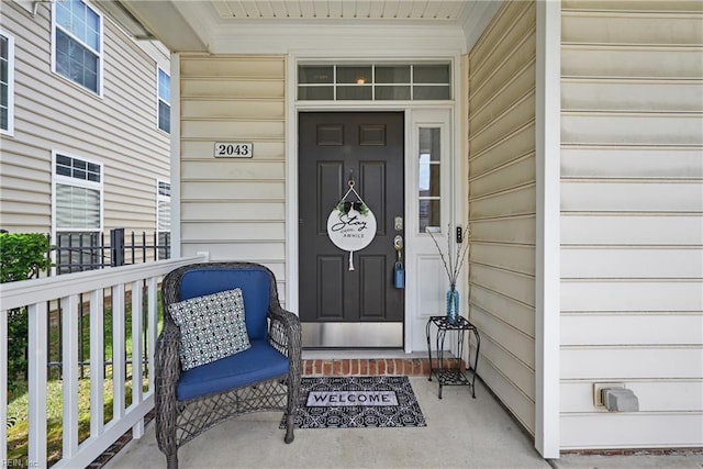 2043 Queens Point Dr, Suffolk, VA 23434 - doorway to property with covered porch