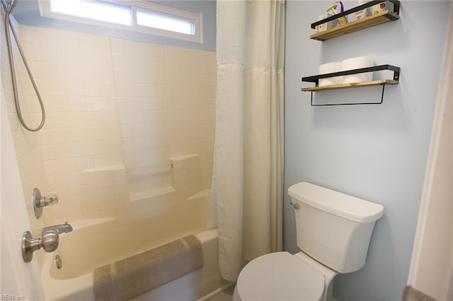 2933 Crossings Dr, Chesapeake, VA 23321 - full bathroom featuring toilet and shower / tub combo