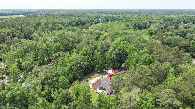 1813 Taft Rd, Chesapeake, VA 23322 - aerial overview of property's location featuring a forest
