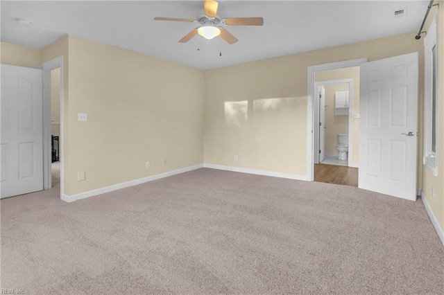 242 Genoa Dr Unit 20, Hampton, VA 23664 - unfurnished bedroom featuring carpet, baseboards, and a ceiling fan