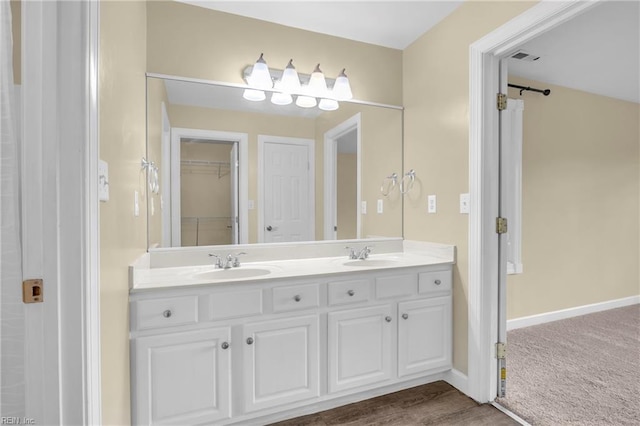 242 Genoa Dr Unit 20, Hampton, VA 23664 - full bath with double vanity and baseboards