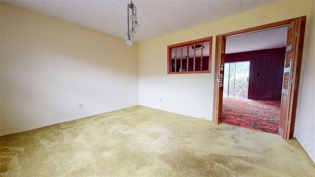 1030 Mary Peake Blvd, Hampton, VA 23666 - carpeted empty room with a textured ceiling