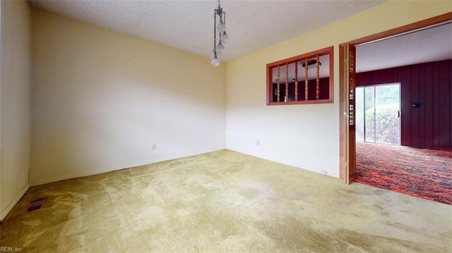 1030 Mary Peake Blvd, Hampton, VA 23666 - carpeted spare room with a textured ceiling