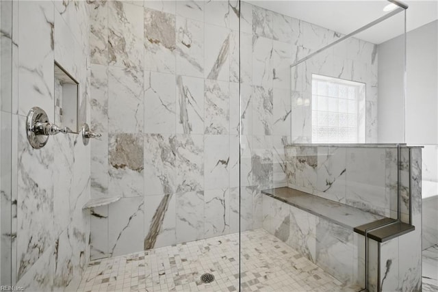 2244 Rio Rancho Dr, Virginia Beach, VA 23456 - bathroom featuring a marble finish shower