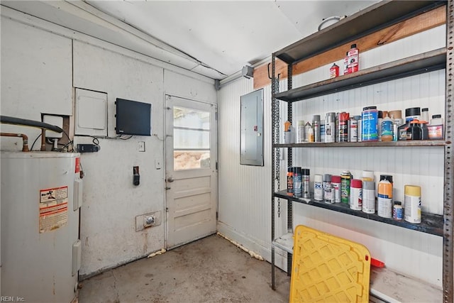 3813 Honeytree Ln, Virginia Beach, VA 23452 - below grade area with electric water heater and electric panel