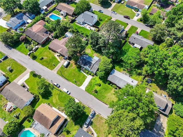 3813 Honeytree Ln, Virginia Beach, VA 23452 - aerial view of property's location featuring nearby suburban area and a pool area