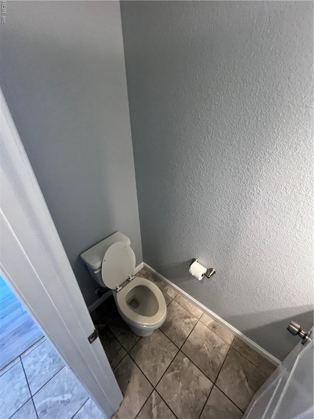 405 San Antonio Blvd, Norfolk, VA 23505 - bathroom with toilet, baseboards, and tile patterned flooring