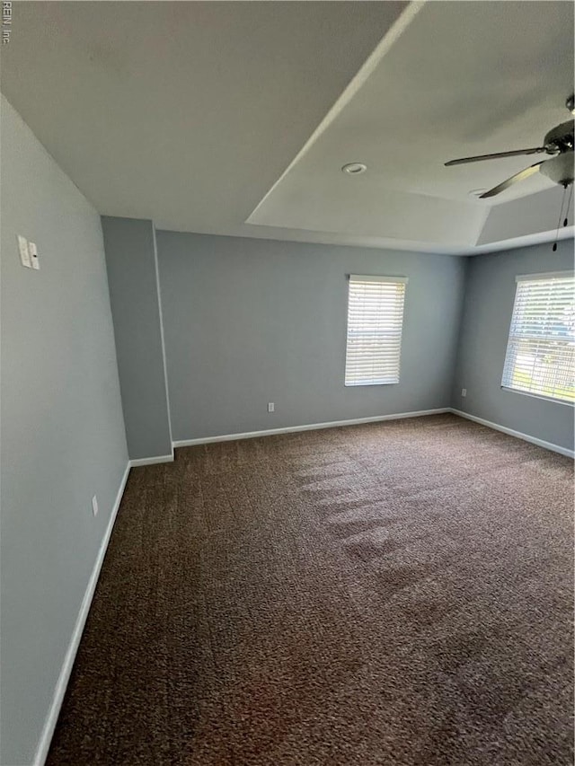 405 San Antonio Blvd, Norfolk, VA 23505 - empty room featuring a ceiling fan, carpet floors, healthy amount of natural light, and baseboards