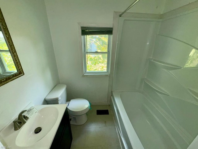 54 W Virginia Ave, Hampton, VA 23663 - full bath with toilet, vanity, and tile patterned floors
