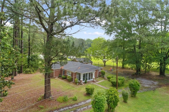 6944 Crittenden Rd, Suffolk, VA 23432 - view from above of property