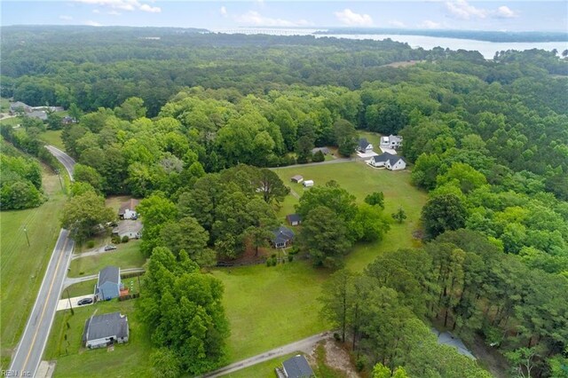 6944 Crittenden Rd, Suffolk, VA 23432 - aerial overview of property's location with a forest and a large body of water