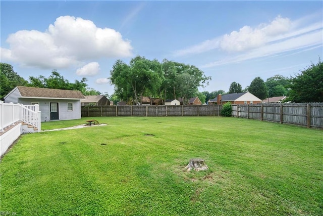 1121 Vineyard Dr, Chesapeake, VA 23322 - view of yard