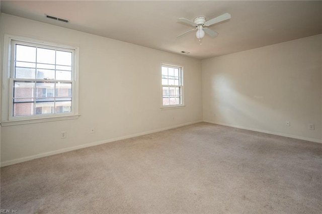 1217 Peoples Way, Virginia Beach, VA 23451 - unfurnished room with ceiling fan, carpet floors, and baseboards