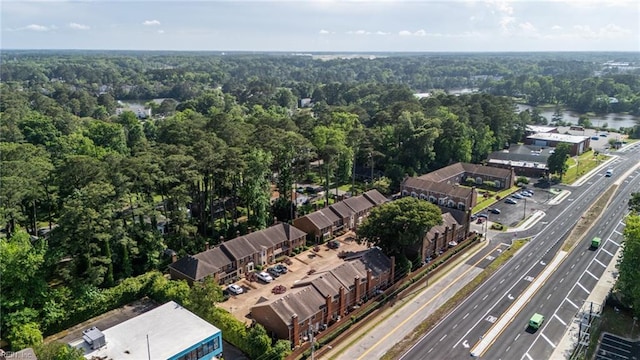 1217 Peoples Way, Virginia Beach, VA 23451 - view of property location with a main thoroughfare, a forest, and a nearby body of water