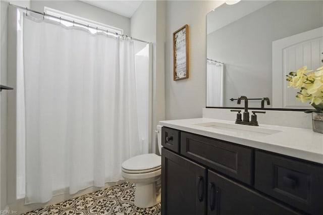 1028 Egret Ln, Suffolk, VA 23434 - full bathroom with toilet, vanity, and tile patterned floors