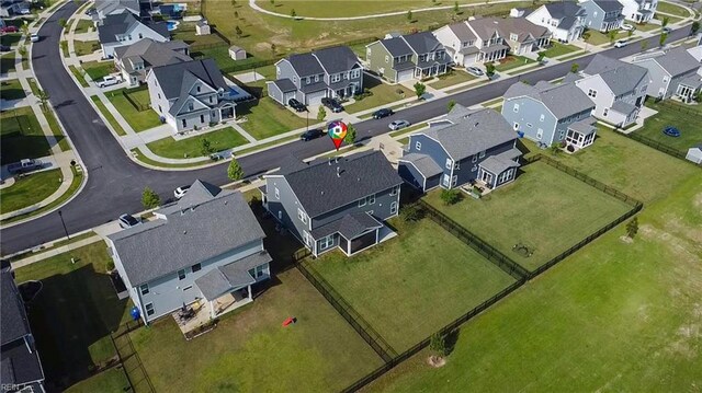 1028 Egret Ln, Suffolk, VA 23434 - aerial perspective of suburban area
